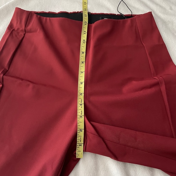 NWT Theory‎ 'Navalane- Becker' Skinny Ponte Pants in Black Cherry [SZ 4 ] - Picture 11 of 14